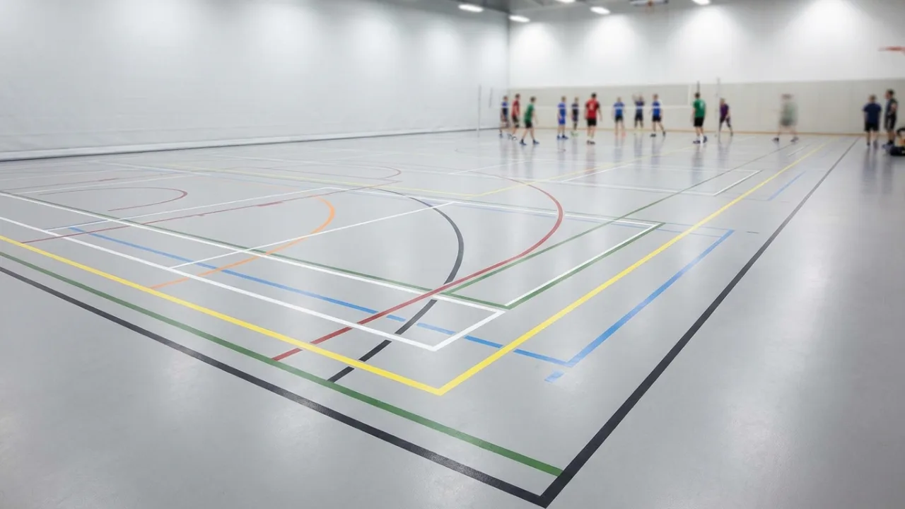 Vinyl sports flooring in Oman